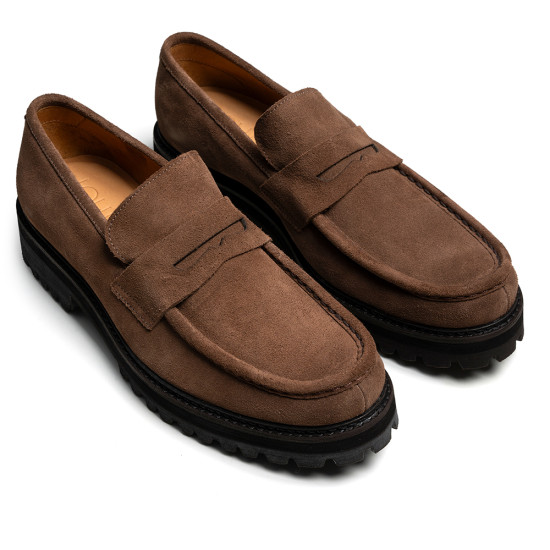 Sapato Masculino Loafer Dolfi Camurça